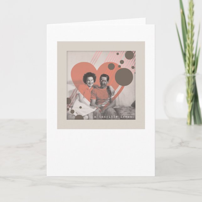 en konkret dröm helgkort (Framsida)