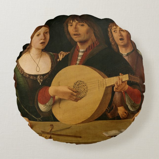 En konsert 2 rund kudde (Framsidan)