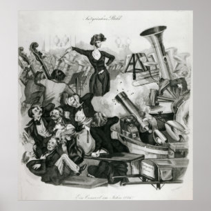 En konsert av tyranniserar Berlioz Poster