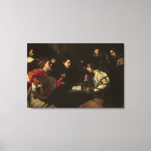 En konsert, c.1610-20 (olja på kanfas) canvastryck