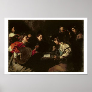 En konsert, c.1610-20 (olja på kanfas) poster