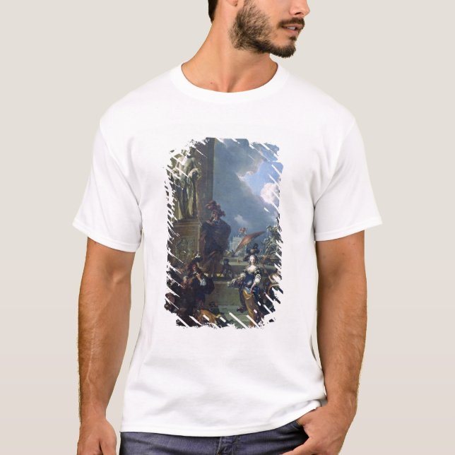 En konsert i en allmänhet kvadrerar tee shirt (Framsida)