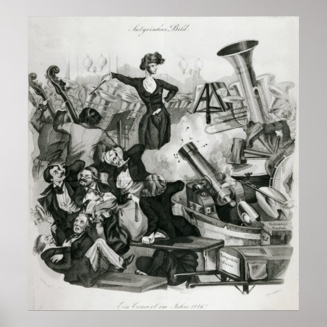 En konsert med Hector Berlioz Poster (Framsidan)