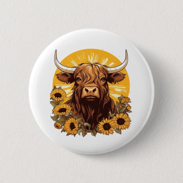 En konsolillustration med solblommor i högland knapp (Framsida)