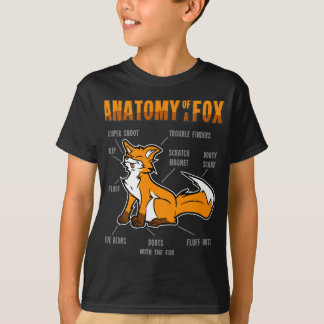 En konstig anatomi i ett Fox-Hårig Fursona Women M T Shirt