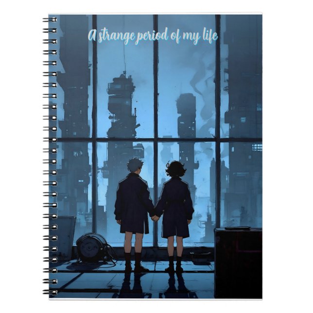 "En konstig period i mitt liv" Anteckningsbok (Framsidan)