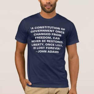 "EN KONSTITUTION AV REGERINGEN EN GÅNG ÄNDRANDE T SHIRT