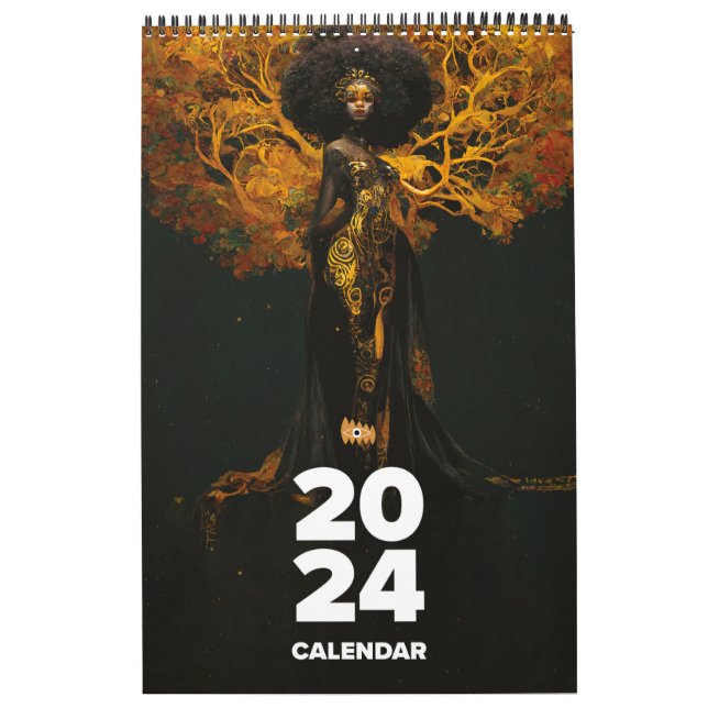 En konstnärlig kalender för 2024 (Omslag)