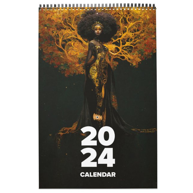 En konstnärlig kalender för 2024 (Omslag)