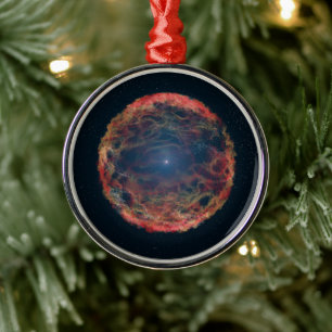 En konstnärs intryck av Supernova 1993j. Julgransprydnad Metall
