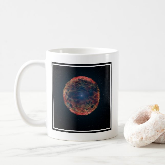En konstnärs intryck av Supernova 1993j. Kaffemugg (Med munk)