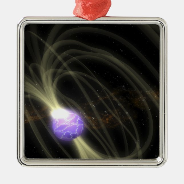 En konstnärsföreställning av SGR 1806-20 magneta Julgransprydnad Metall (Framsidan)