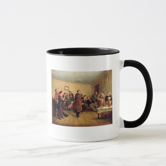 En köpman aftonparty mugg (Höger)