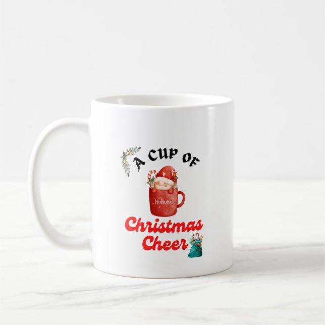 En Kopp av julklapp med julklapp (Vänster)