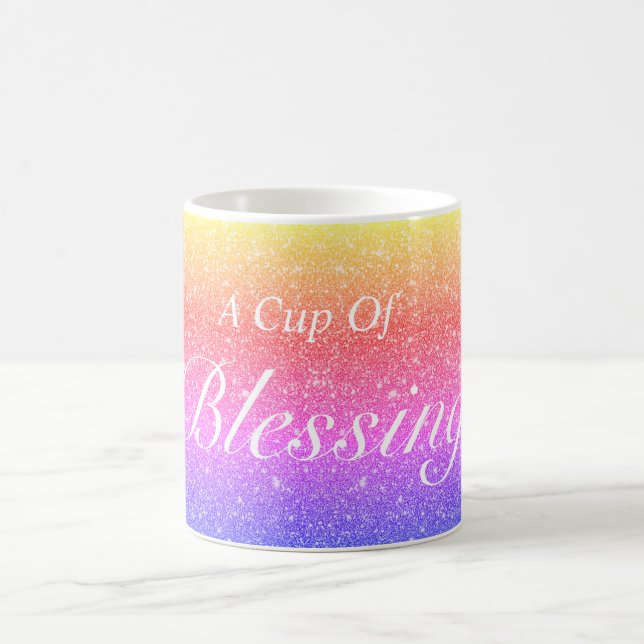 En kopp av mugg-gåvan av välsignelse (Center)