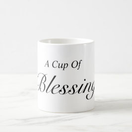 En kopp av mugg-gåvan av välsignelse