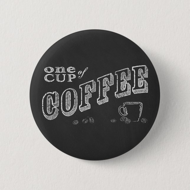 En Kopp i Coffee Chalk Art Knapp (Framsida)