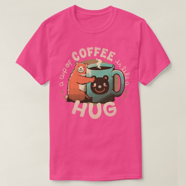 En Kopp i kaffe är som en hals T Shirt (Design framsida)