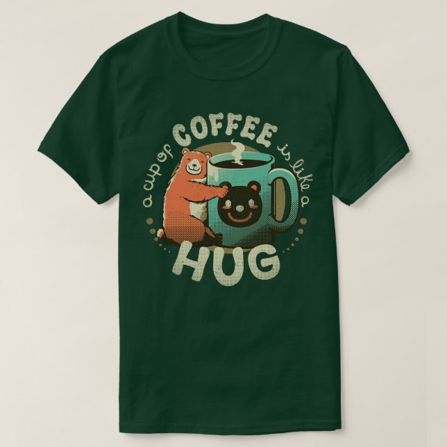 En Kopp i kaffe är som en hals T Shirt (Design framsida)