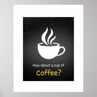 En kopp kaffe då? poster
