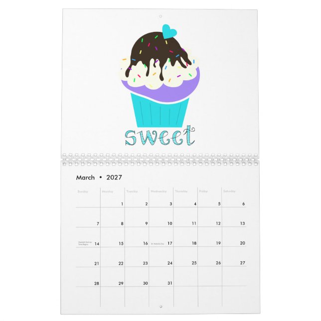 En koppfullt av sötma kalender (Mar 2027)