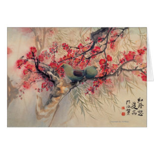 En koppla ihop i vår hälsningskort