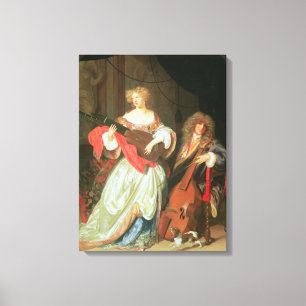 En koppla ihopdanandemusik canvastryck