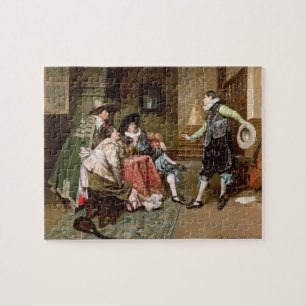 En kopplande in saga, 1894 (olja på panel) pussel