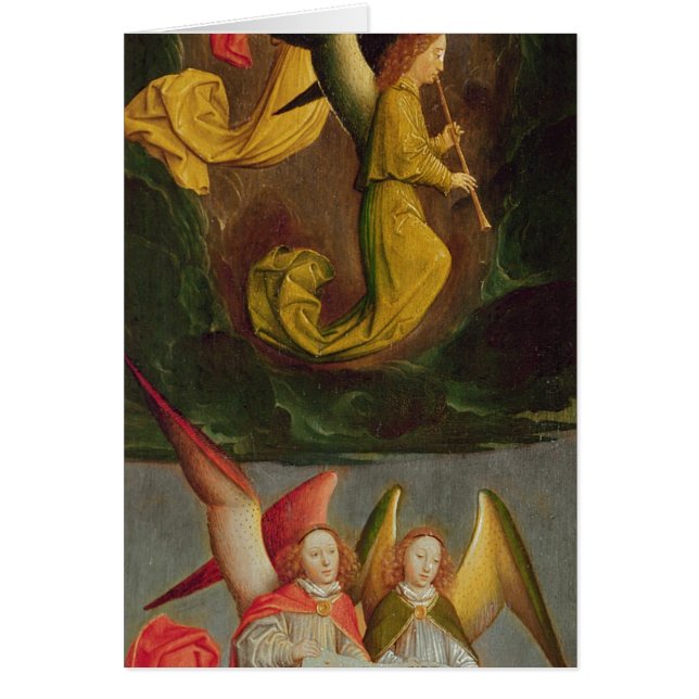 En kör av änglar, 1459 hälsningskort (Framsidan)