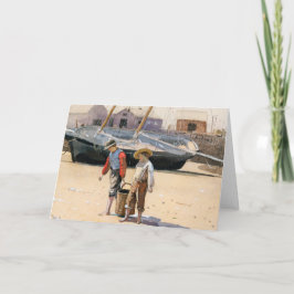 En korg med musslor | Winslow Homer Anteckningskort