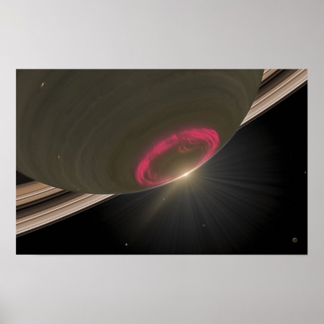 En körsbärsröd aurora poster (Framsidan)