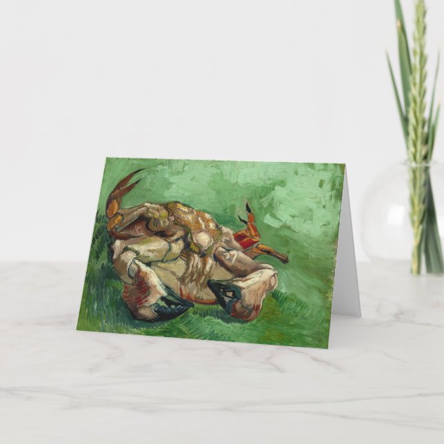 En krab på baksidan | Vincent van Gogh Kort (Framsida)