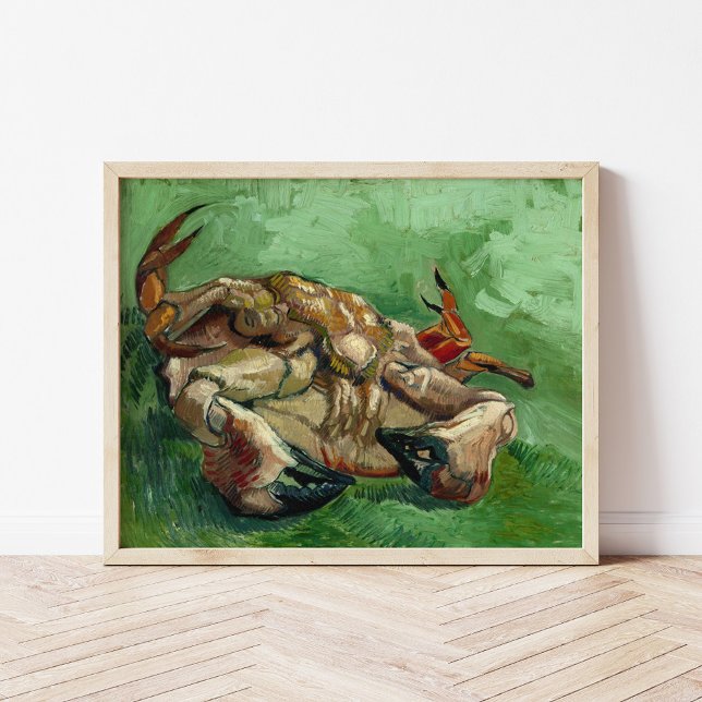 En krab på baksidan | Vincent van Gogh Poster (Skapare uppladdad)