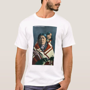 En kråka indiska Madonna och barn T-shirt