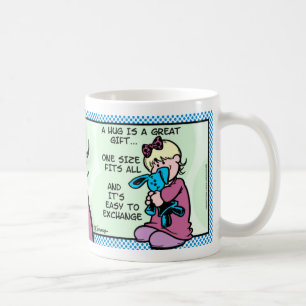En kram är en Underbar gåva.. Kaffemugg
