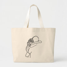 En kram är ett hem - Jumbo Tote - Reena Doss