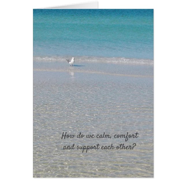 "En kram............." Hälsningskort (Framsidan)