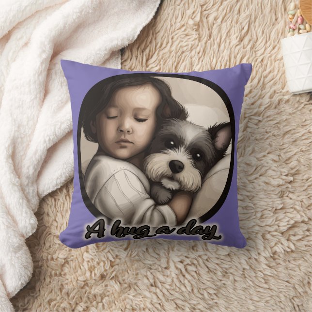 En kram om dagen kudde (Filt)