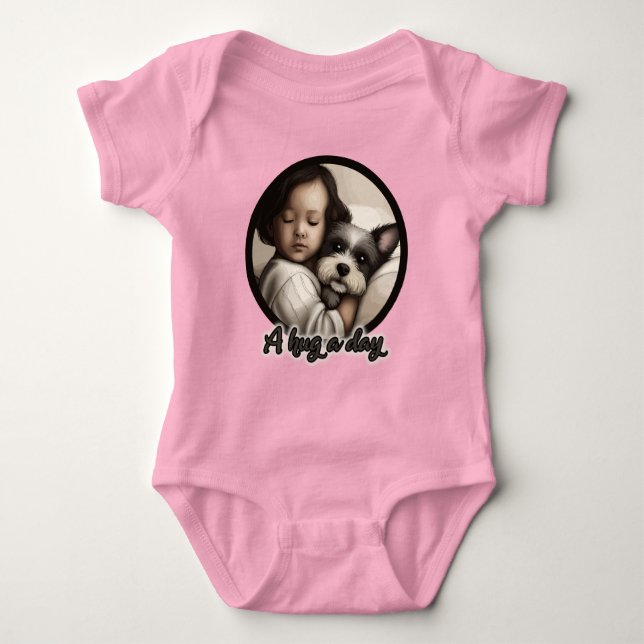 En kram om dagen t shirt (Framsida)