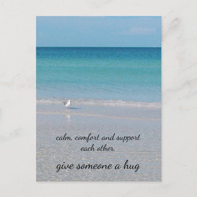 "En kram.................." Vykort (Framsida)