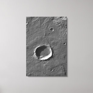 En krater på Mars Canvastryck