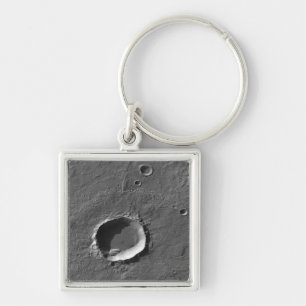 En krater på Mars Fyrkantig Silverfärgad Nyckelring