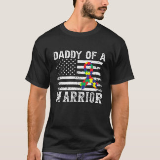 En krigare Autism-medvetenhet för Mamma Pappa Ki T Shirt