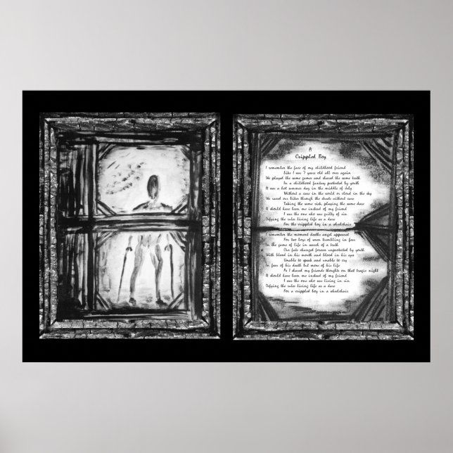 En kritisk pojke poster (Framsidan)