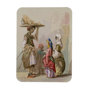 En krukasäljare, c.1855 magnet