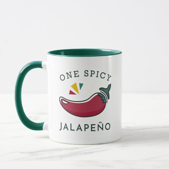 En kryddig Jalapeno Mugg (Vänster)