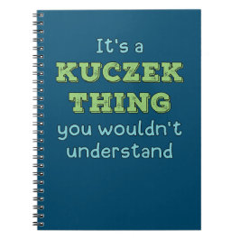 En Kuczek Sak Anteckningsbok