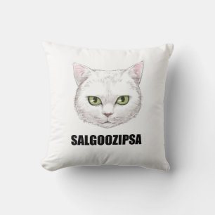 En kudde designad med katten SALGOO
