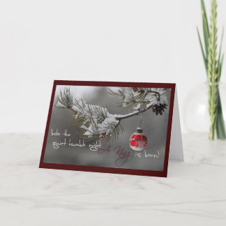 En kung är född helgkort