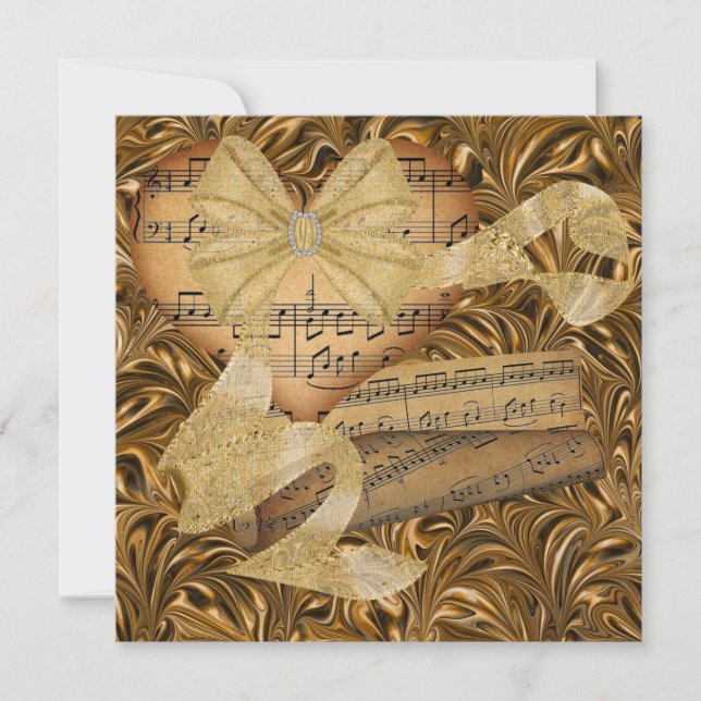 En kunglig elegant evenemangs inbjudan (Framsida)